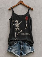Women's Gothic Skull Tank Top