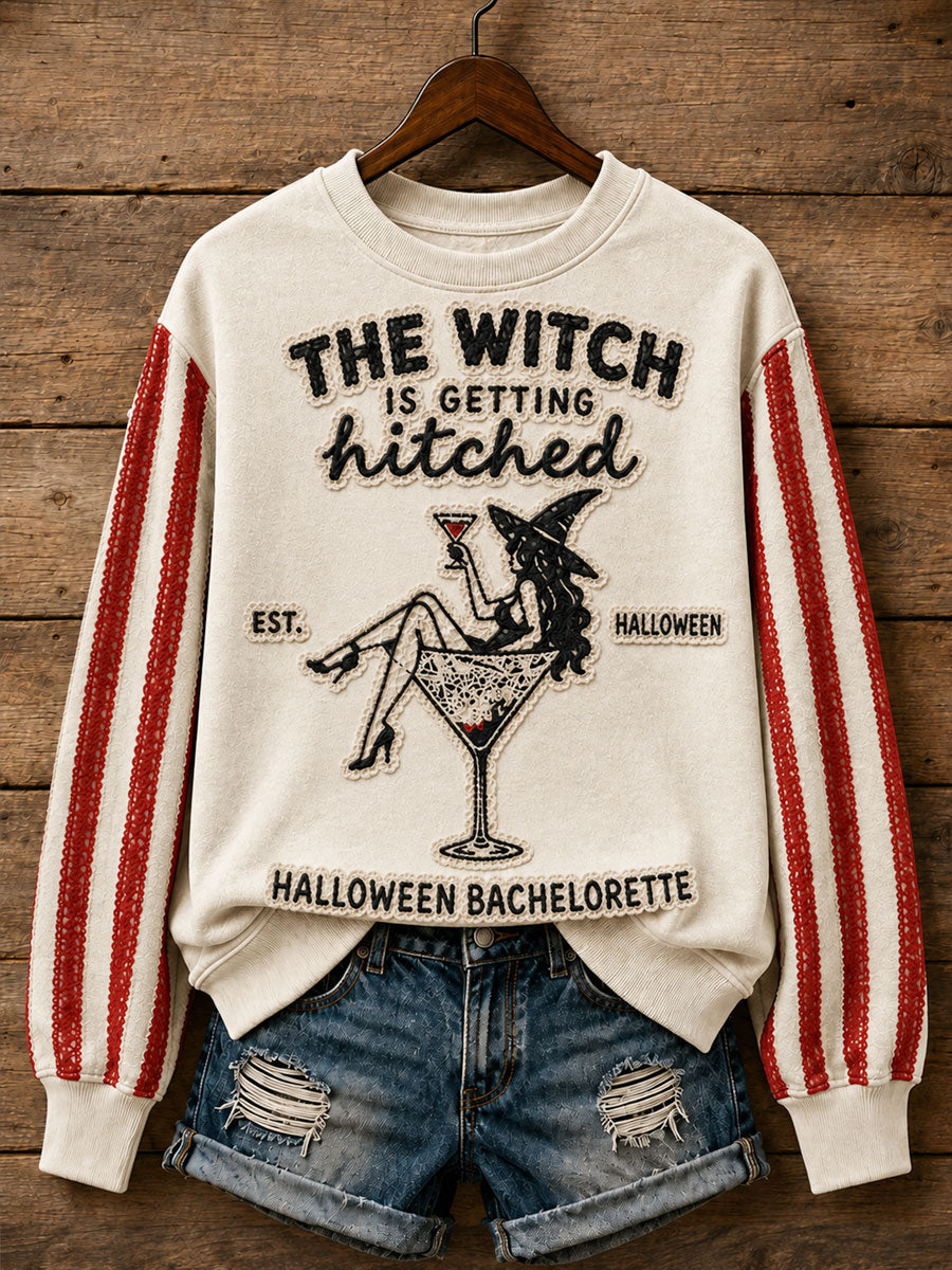 Women's The Witch Is Getting Hitched Regular Sweatshirt