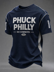 Men's Phuck Philly Go Cowboys Short Sleeves T-shirt