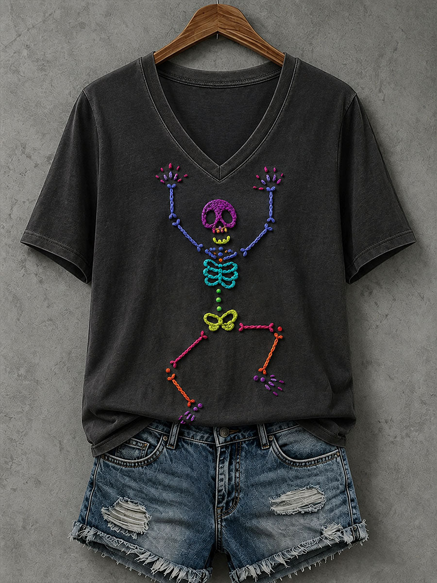 Women's Gothic Skull T-Shirt
