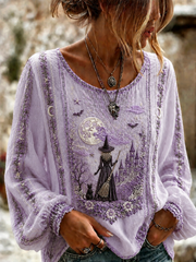 Women's Alzheimer's Awareness Cotton-Linen Shirt