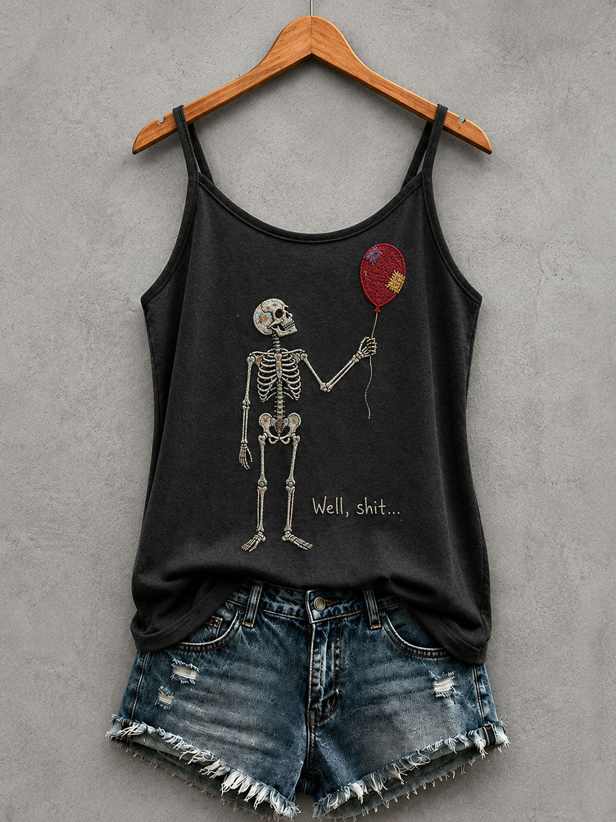 Women's Gothic Skull Tank Top