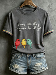 Women's Every Little Thing Is Gonna Be Alright T-Shirt