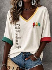 Women's Every Little Thing Is Gonna Be Alright Top