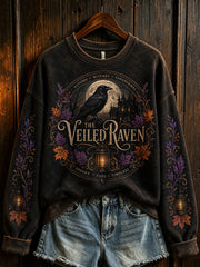 Women's Halloween Pattern Printed Causal  Sweatshirt