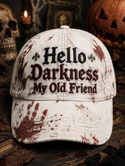 Unisex Hello Darkness My Old Friend Hat