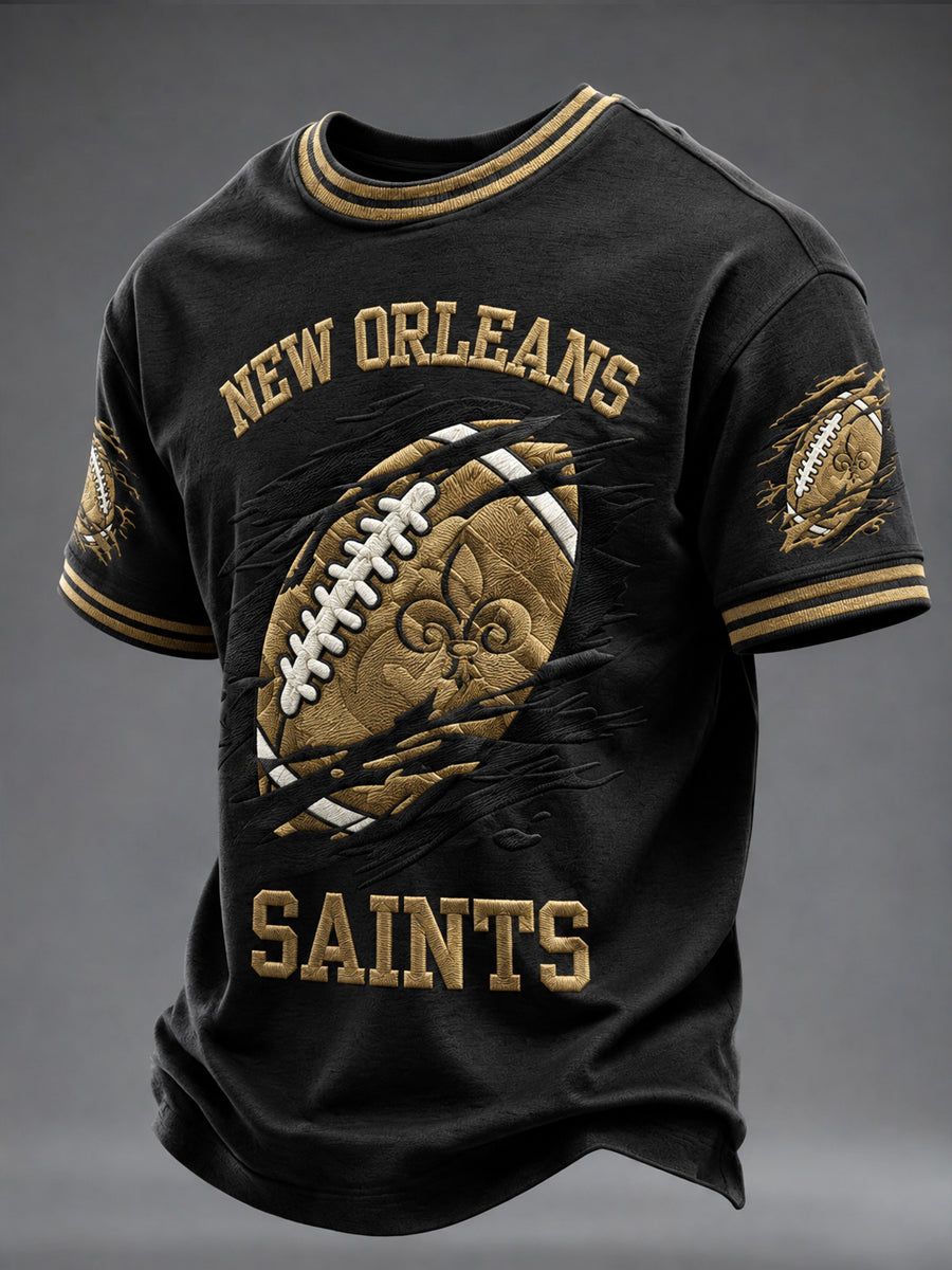 Men's America Football Printed T-shirt