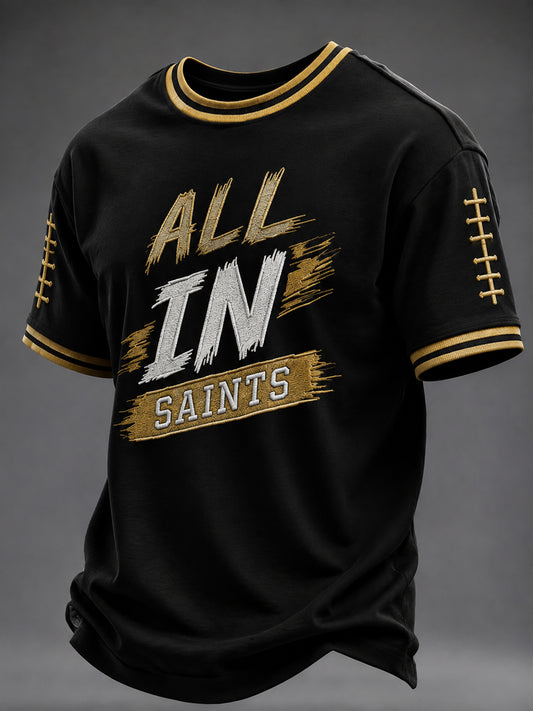 Men's America Football Printed T-shirt