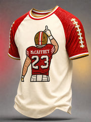 Men's Christian McCaffrey No.23 Football Gameday Gift For Football Fans Casual Tee