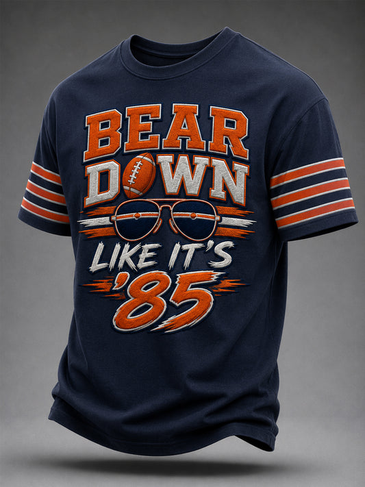 Men's Football Gameday Gift For Football Fans Casual Tee