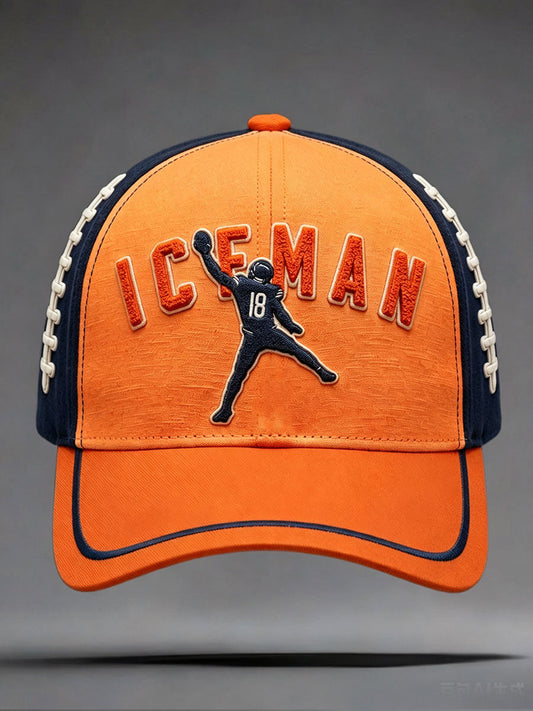 Unisex Chicago Football Lover Bear Art Printed Hat