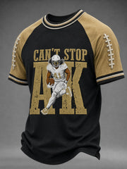 Men's Football Printed T-shirt