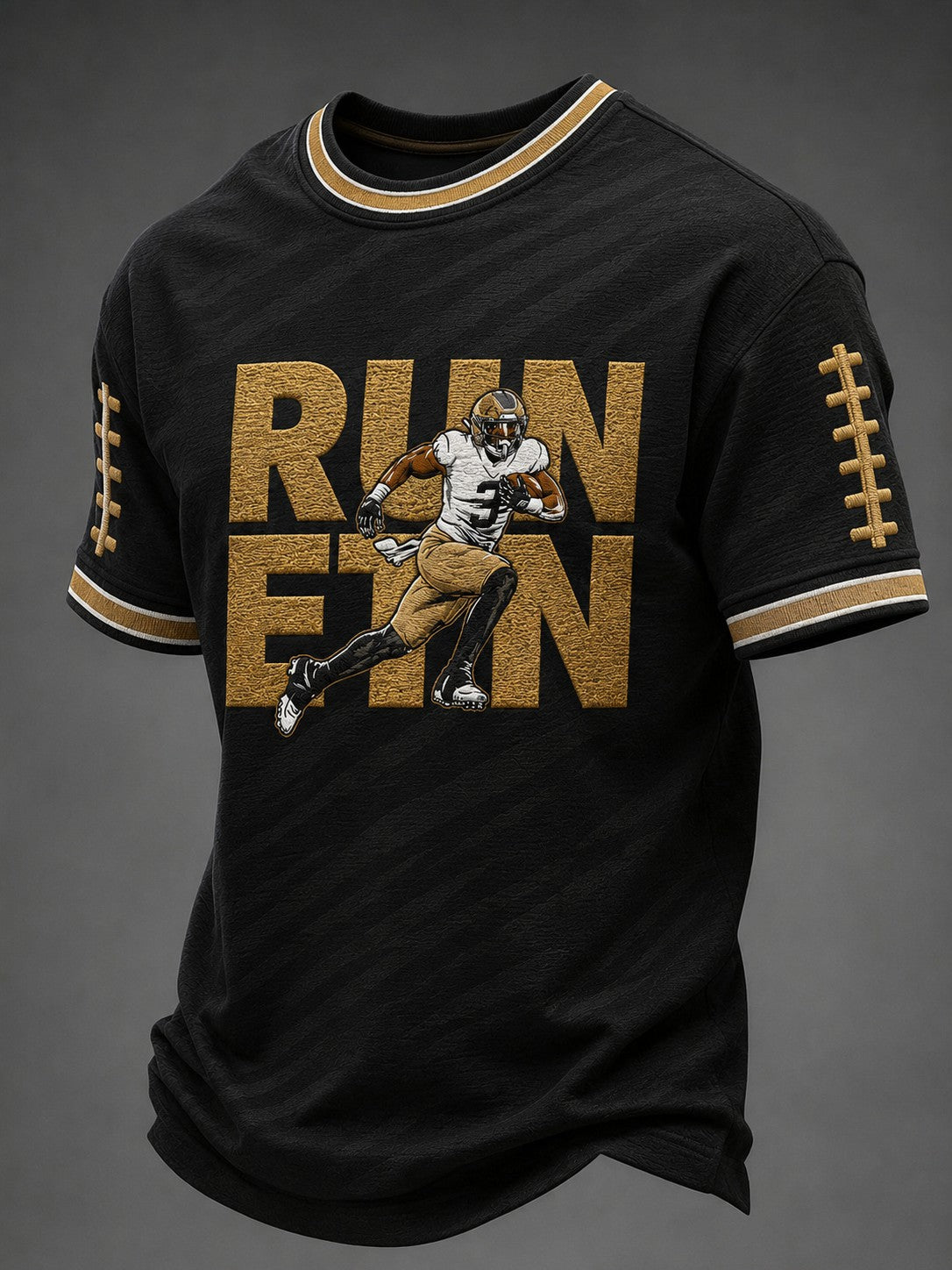 Men's Football Printed T-shirt