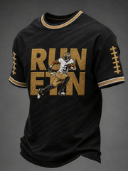 Men's Football Printed T-shirt