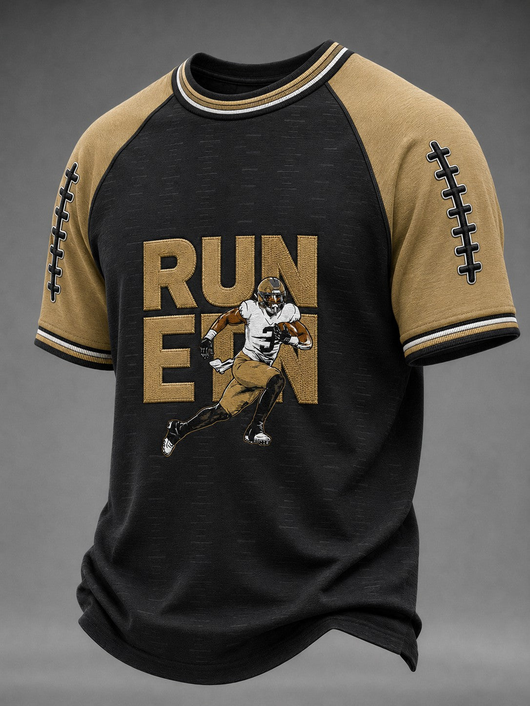 Men's Football Printed T-shirt