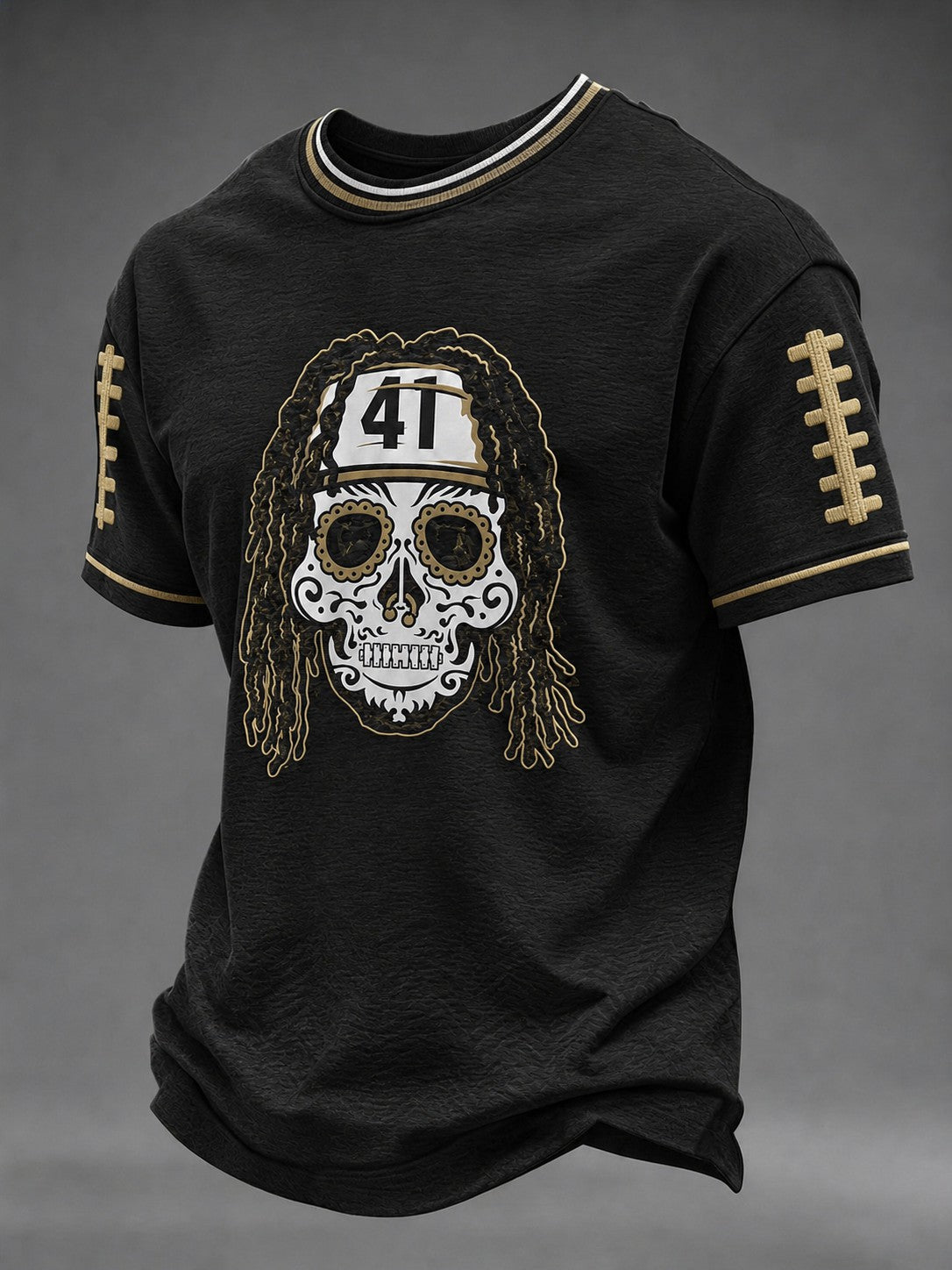 Men's Football Printed T-shirt