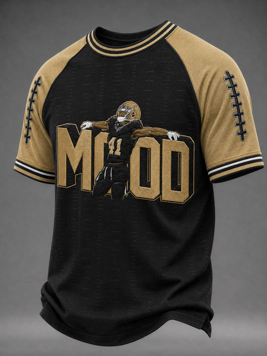 Men's Football Printed T-shirt