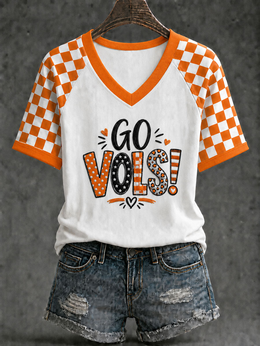 Women's Game Day Football Printed Casual T-Shirt