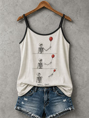 Women's Well Shit Skull Tank Top