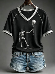 Women's Well Shit Skull T-Shirt