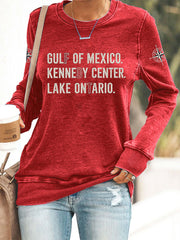 Women's Polyester Waisted Sweatshirt