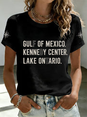 Women's Gulf Of Mexico Kennedy Center Lake Ontario Graphic Tee