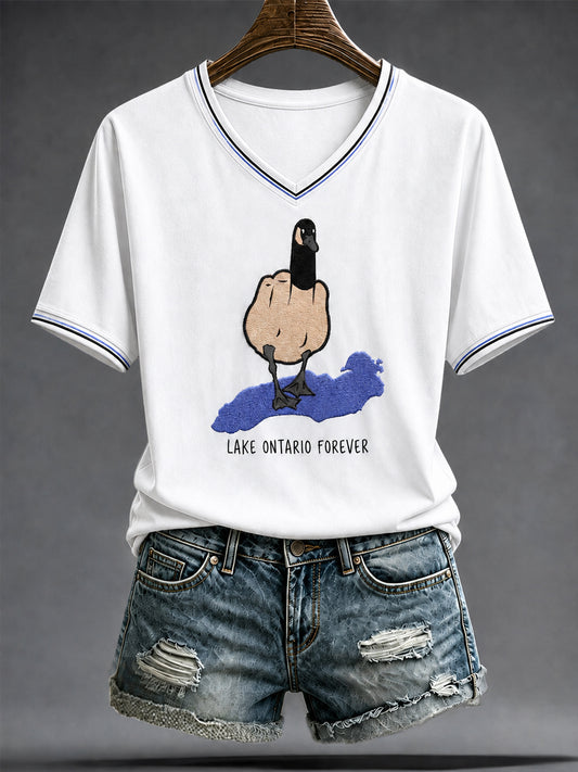 Women's Lake Ontario Always And Forever Short Sleeve T-shirt
