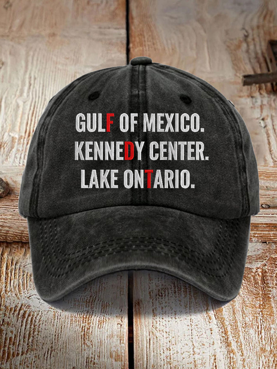 Unisex FDT Gulf Of Mexico Kennedy Center Lake Ontario Hat