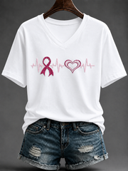 Women's Breast Cancer Short-sleeved T-shirt