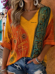 Women's Puerto Rico Boricua Floral Art Printed T-Shirt