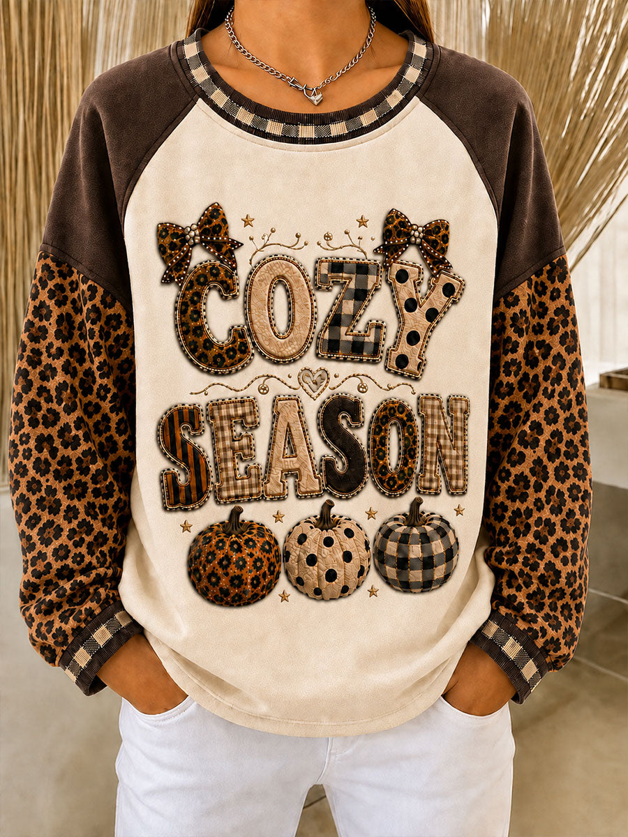 Women's Autumn Pumpkins Sweatshirt