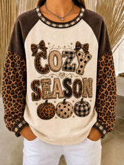 Women's Autumn Pumpkins Sweatshirt