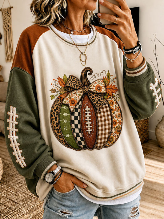 Women's Autumn Pumpkins Sweatshirt