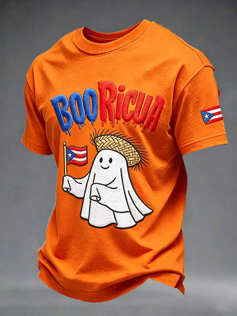Men's Halloween in Puerto Rico Printed short sleeves t-shirt