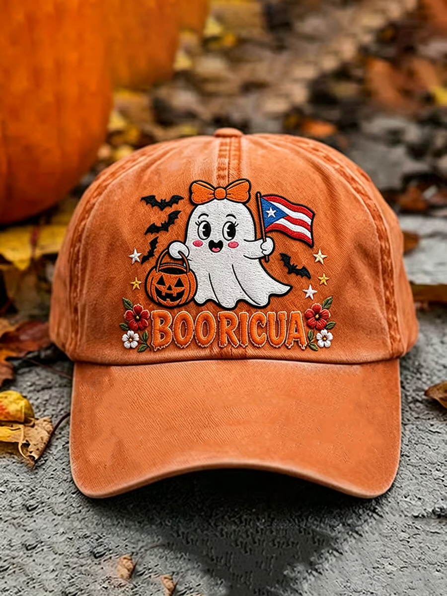 Unisex Halloween in Puerto Rico Printed Hat