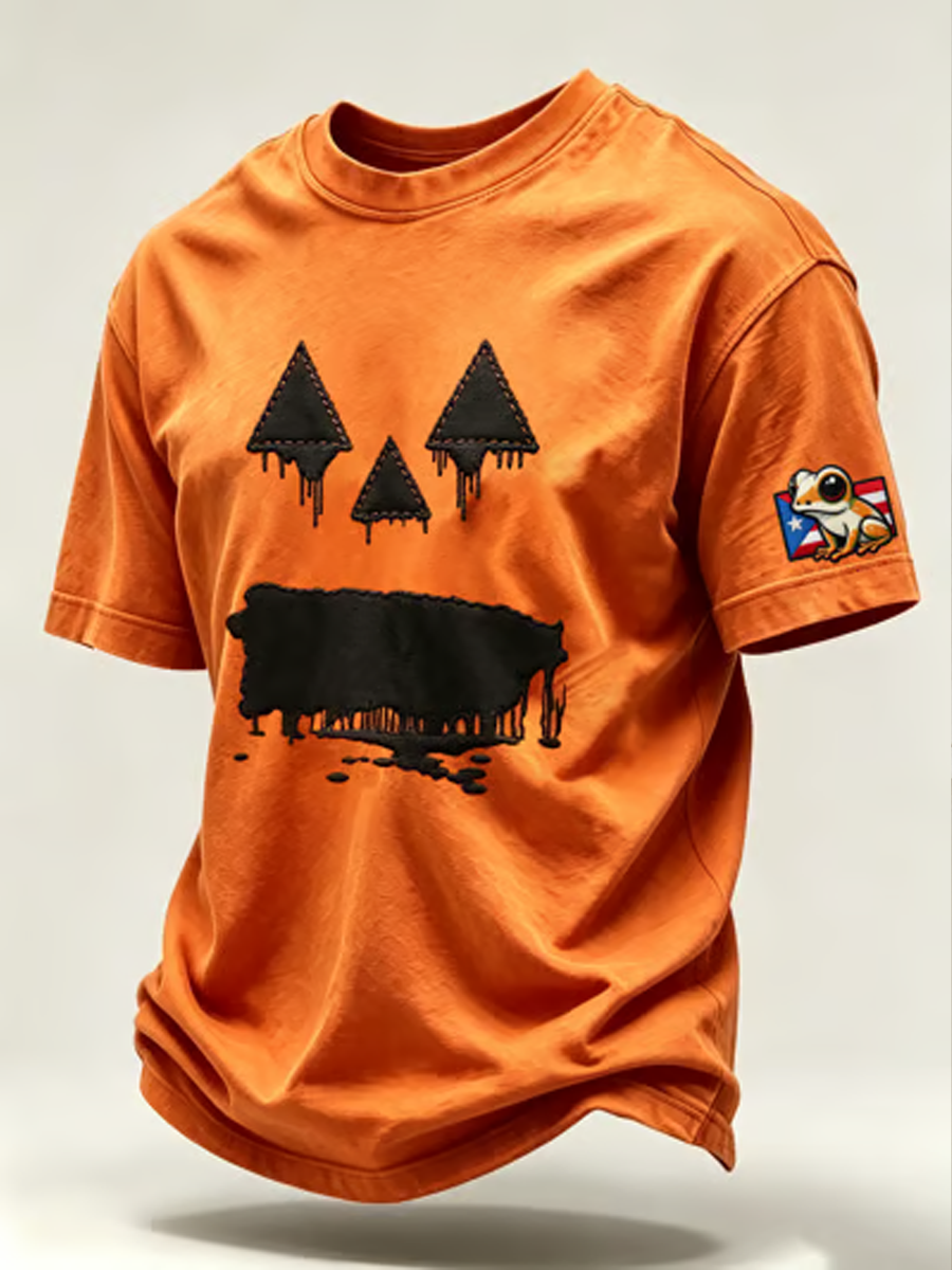 Men's Halloween in Puerto Rico Printed short sleeves t-shirt