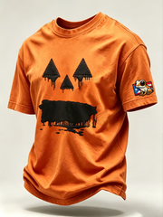 Men's Halloween in Puerto Rico Printed short sleeves t-shirt
