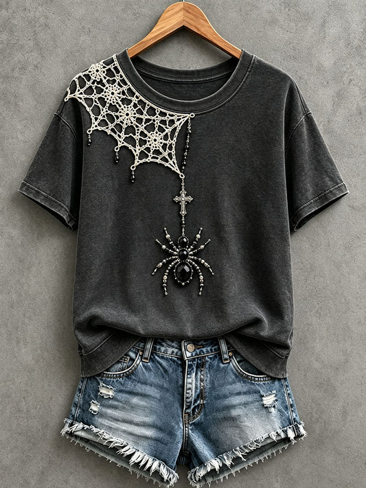 Women's Gothic Spider T-Shirt