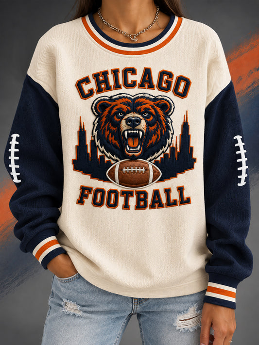 Women's Football Gameday Gift For Football Fans Casual Sweatshirt