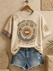 Women's Puerto Rico Boricua Art Printed T-shirt