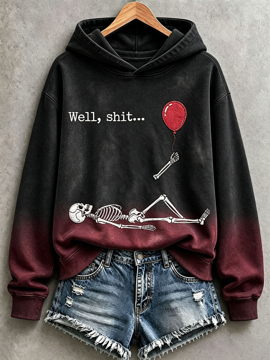 Women's Funny Skeleton Hoodie