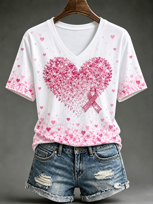Women's Breast Cancer Short-sleeved T-shirt