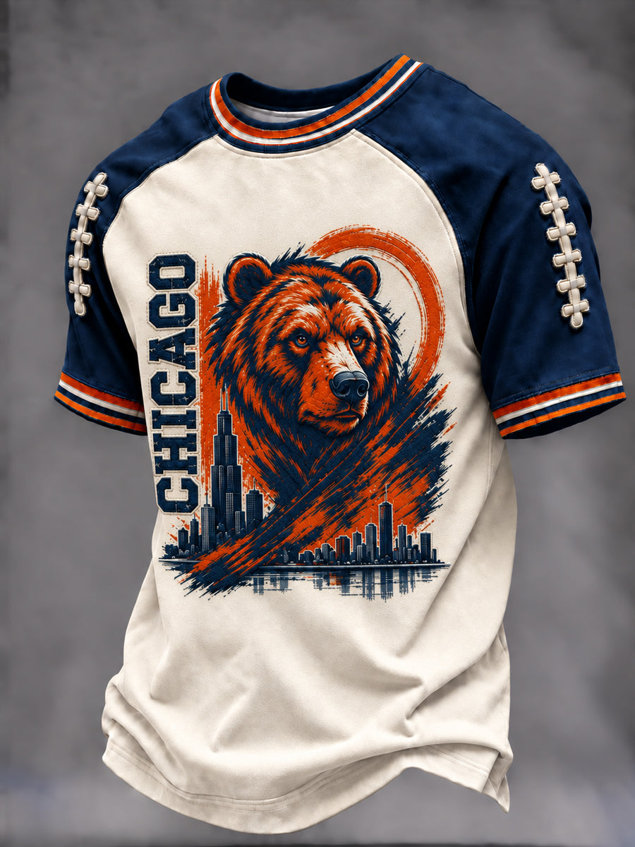 Men's Football Gameday Gift For Football Fans Short Sleeve T-shirt
