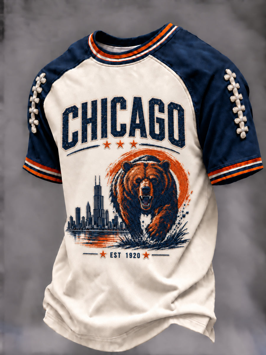 Men's Football Gameday Gift For Football Fans Short Sleeve T-shirt