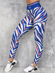 Women's Football Lover Buffalo Art Printed Leggings