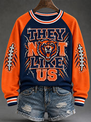 Women's Football Gameday Gift For Football Fans Casual Sweatshirt