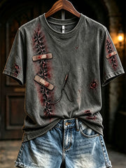 Women's Halloween Bloody Stitch T-Shirts