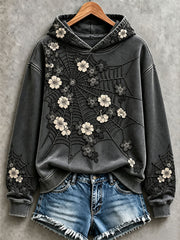 Women's Gothic Spiderweb Halloween Hoodies