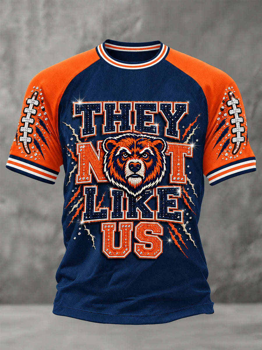 Men's Football Gameday Gift For Football Fans Casual Tee