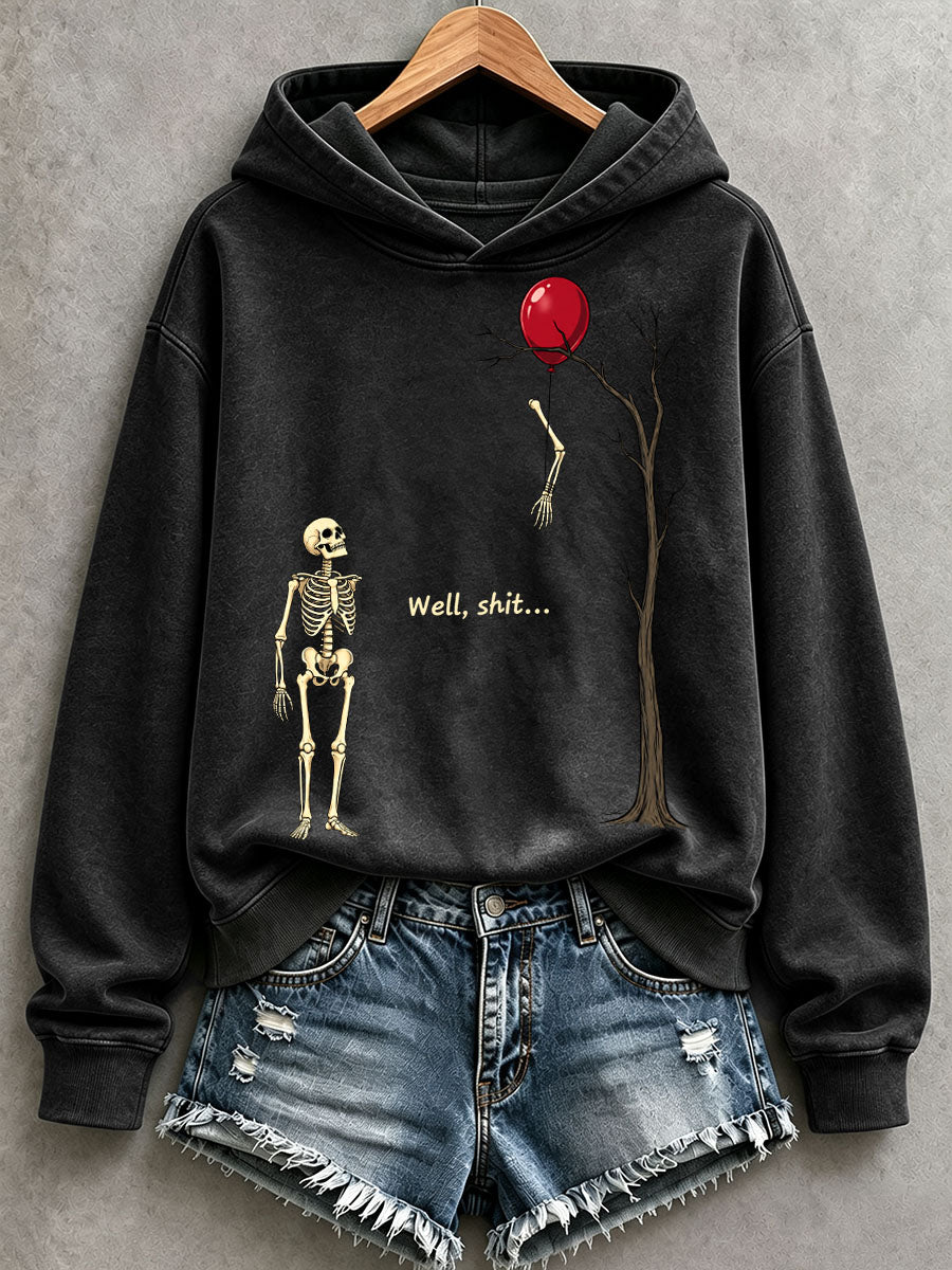 Women's Funny Skeleton Hoodie